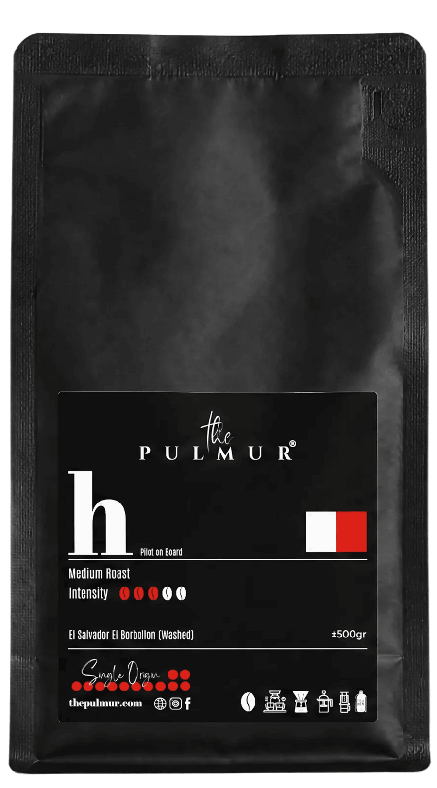 PULMUR .H - Single Origin Coffee Bean | El Salvador El Borbollon | Medium Roast