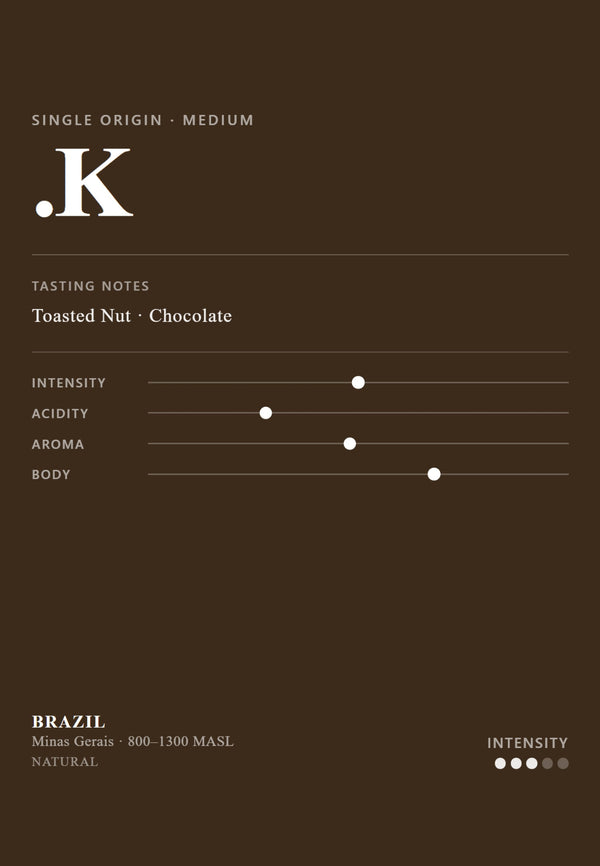 PULMUR .K - Single Origin Coffee Bean | Brazil Maritaca | Medium Roast
