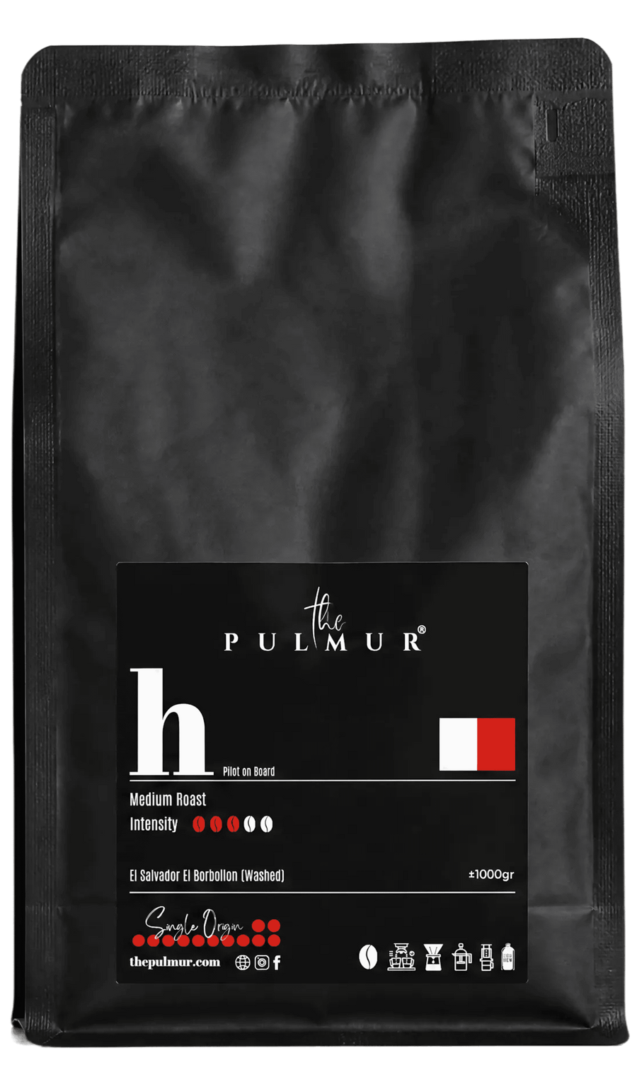 PULMUR .H - Single Origin Coffee Bean | El Salvador El Borbollon | Medium Roast