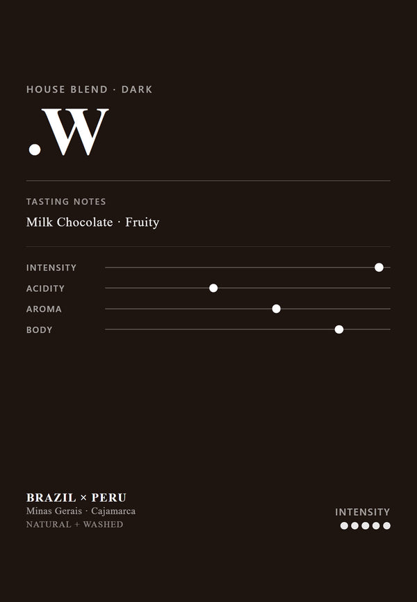 PULMUR .W - House Blend Coffee Bean | Brazil × Peru | Dark Roast