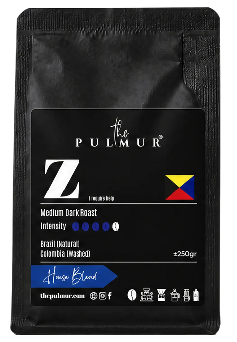 Brazil × Colombia | House Blend Coffee Beans | Medium Dark Roast | PULMUR .Z