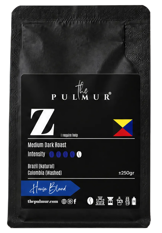 Brazil × Colombia | House Blend Coffee Beans | Medium Dark Roast | PULMUR .Z